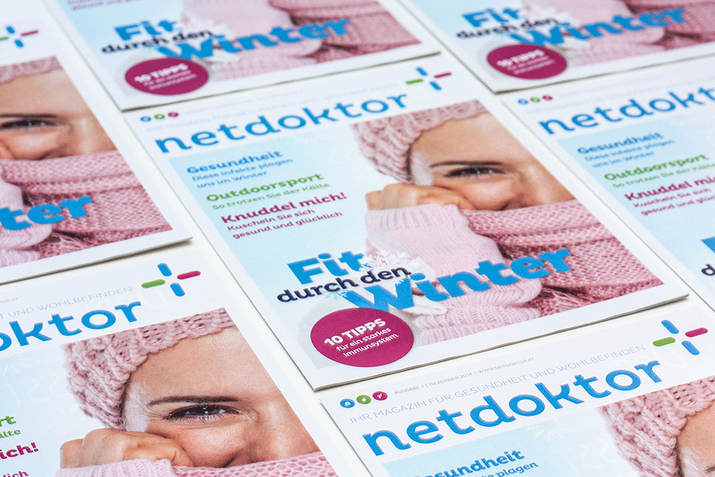 Cornelia Hackl, information design, netdoktor magazine